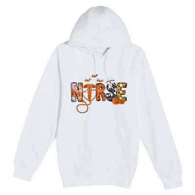 Halloween Nurse Halloween Premium Pullover Hoodie