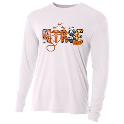 Halloween Nurse Halloween Cooling Performance Long Sleeve Crew