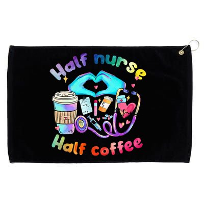 Half Nurse Half CoffeeNurse Lifenurse Club. Grommeted Golf Towel