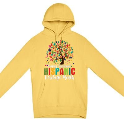 Happy National Hispanic Heritage Month Premium Pullover Hoodie