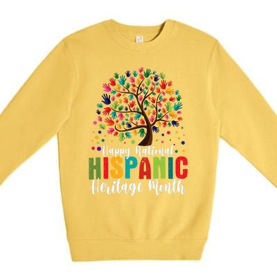 Happy National Hispanic Heritage Month Premium Crewneck Sweatshirt