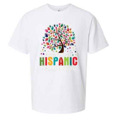 Happy National Hispanic Heritage Month Sueded Cloud Jersey T-Shirt