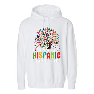 Happy National Hispanic Heritage Month Garment-Dyed Fleece Hoodie