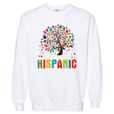 Happy National Hispanic Heritage Month Garment-Dyed Sweatshirt