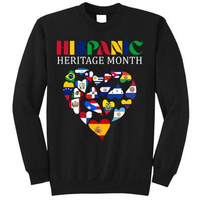 Happy National Hispanic Heritage Month All Countries Sweatshirt