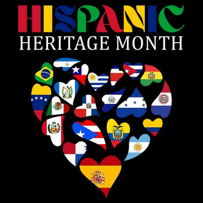 Happy National Hispanic Heritage Month All Countries T-Shirt