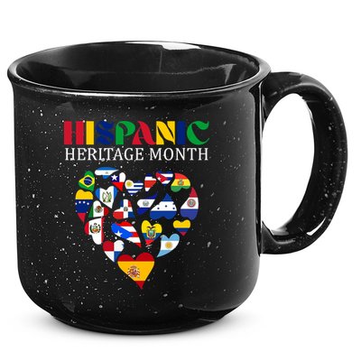 Happy National Hispanic Heritage Month All Countries 15oz Campfire Ceramic Mug