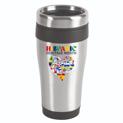 Happy National Hispanic Heritage Month All Countries 16oz Travel Tumbler