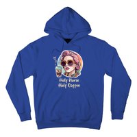 Half Nurse Half Coffee Addict Funny Vintage Pop Art Cute Gift Hoodie