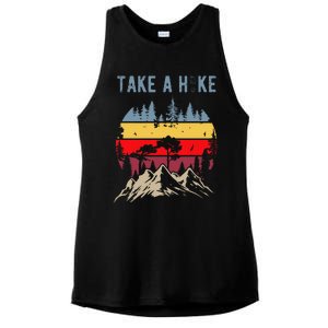 Hiking Nature Hike Hiker Outdoor Funny Take A Hike Ladies PosiCharge Tri-Blend Wicking Tank