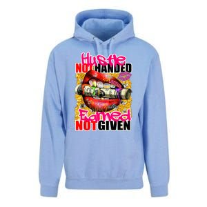 Hustle Not Handed Earned Not Given Funny Deigns Unisex Surf Hoodie