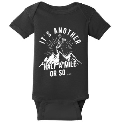 Hiking Nature Hike Hiker Outdoor Funny Hiking Baby Bodysuit