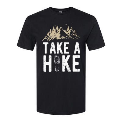 Hiking Nature Hike Hiker Outdoor Funny Take a Hike Softstyle® CVC T-Shirt