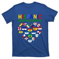 Happy National Hispanic Heritage Month All Countries Heart T-Shirt