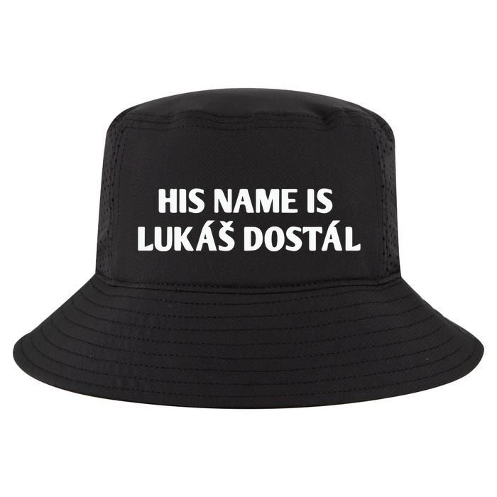 His Name Is Lukas Dostal Cool Comfort Performance Bucket Hat