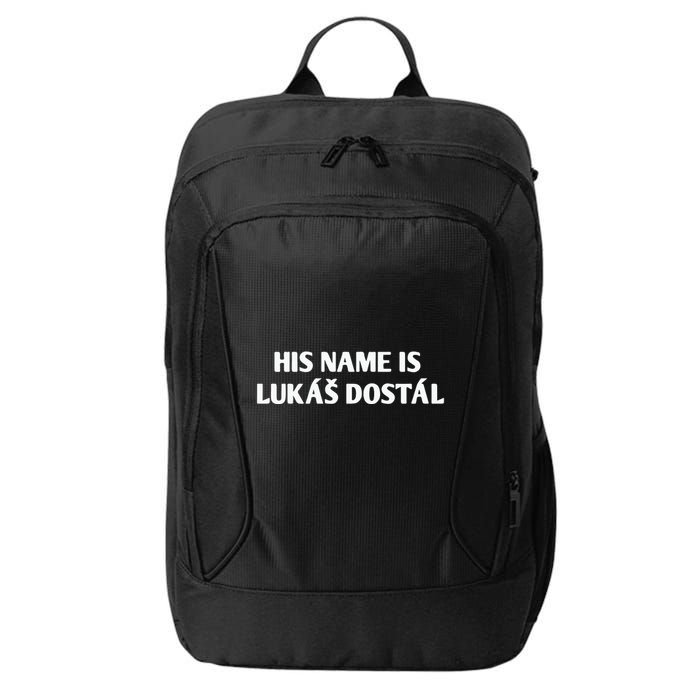His Name Is Lukas Dostal City Backpack
