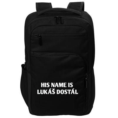 His Name Is Lukas Dostal Impact Tech Backpack