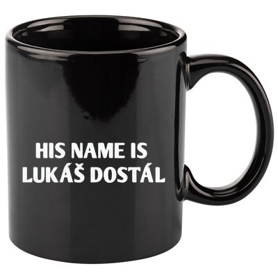 His Name Is Lukas Dostal 11oz C Handle Ceramic Mug