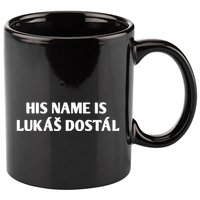 His Name Is Lukas Dostal 11oz C Handle Ceramic Mug