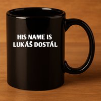 His Name Is Lukas Dostal 11oz C Handle Ceramic Mug