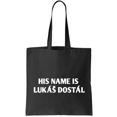 His Name Is Lukas Dostal Bag