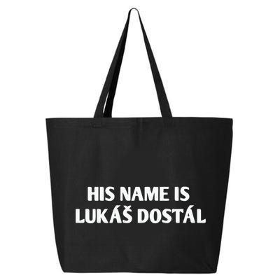 His Name Is Lukas Dostal 25L Jumbo Tote