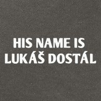 His Name Is Lukas Dostal Cotton Canvas Backpack