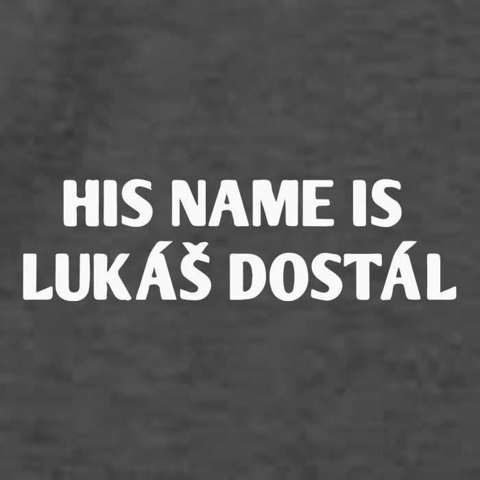 His Name Is Lukas Dostal Vector Backpack