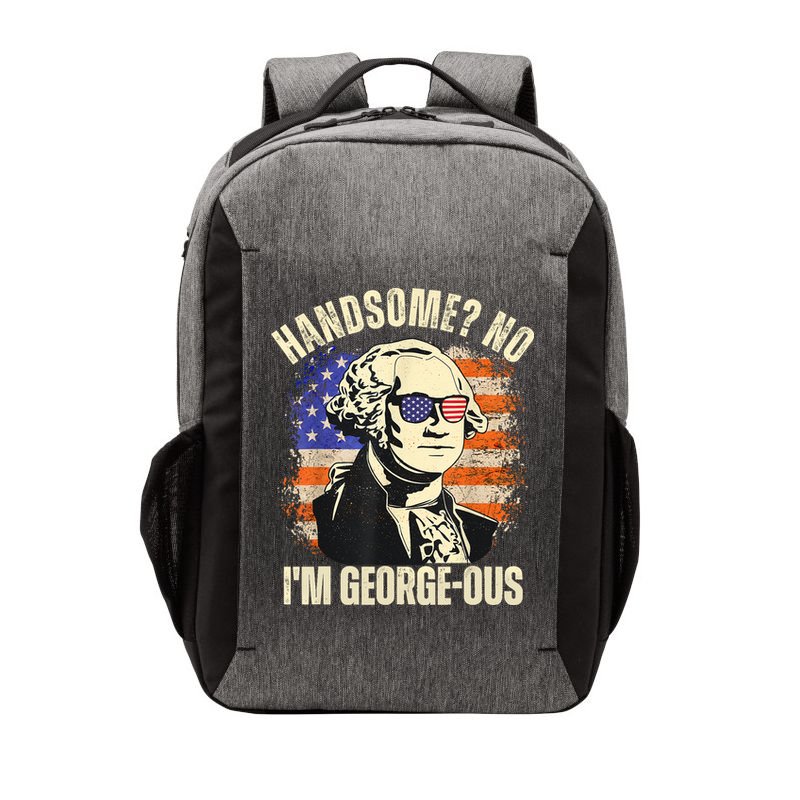 Handsome No Im Georgeous George Washington 4th Of July 1776 Vector Backpack