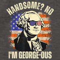 Handsome No Im Georgeous George Washington 4th Of July 1776 Vector Backpack