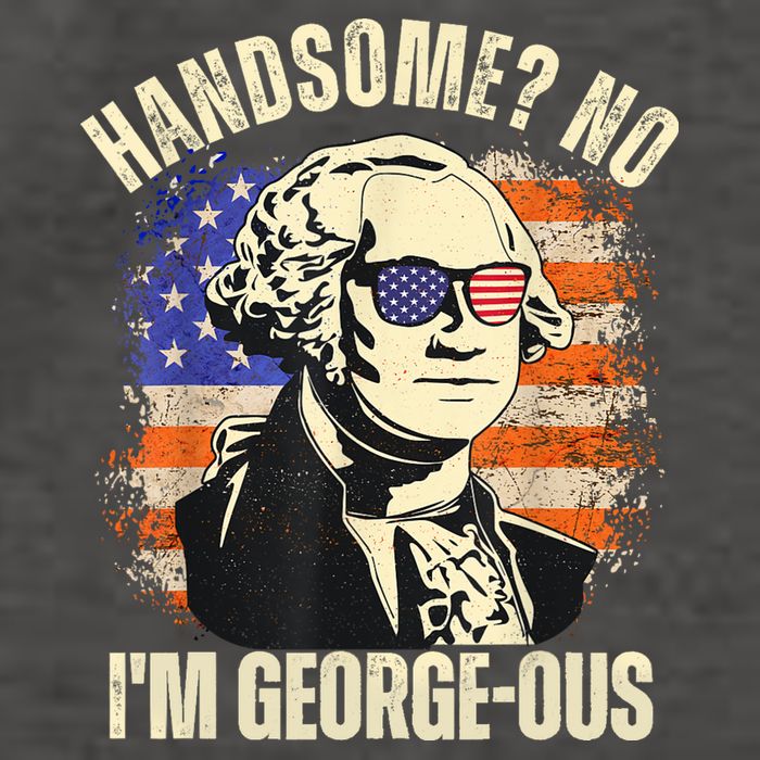 Handsome No Im Georgeous George Washington 4th Of July 1776 Vector Backpack