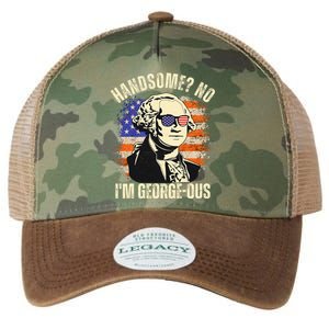 Handsome No IM Georgeous George Washington 4th Of July 1776 Legacy Tie Dye Trucker Hat