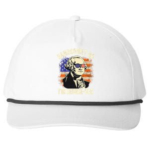 Handsome No IM Georgeous George Washington 4th Of July 1776 Snapback Five-Panel Rope Hat