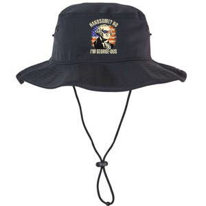 Handsome No IM Georgeous George Washington 4th Of July 1776 Legacy Cool Fit Booney Bucket Hat