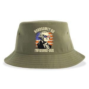 Handsome No IM Georgeous George Washington 4th Of July 1776 Sustainable Bucket Hat