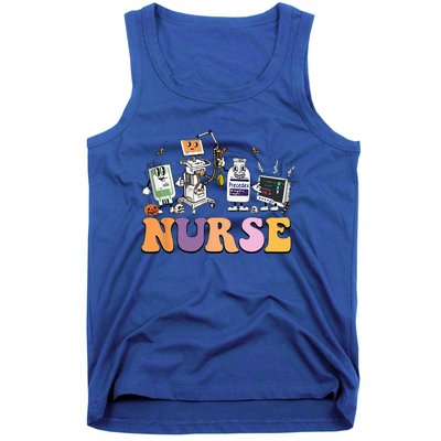 Halloween Nurse Icu Nicu Nurse Er Rn Picu Nursing Tank Top