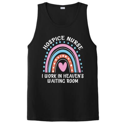 Hospice Nurse I Work In Heaven's Waiting Room Nursing Day PosiCharge Competitor Tank