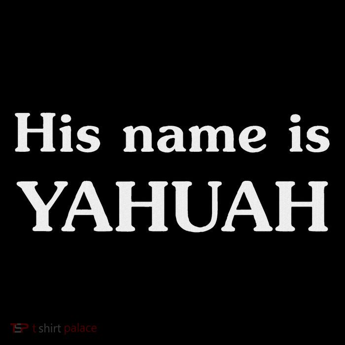 His Name Is Yahuah High Crown Mesh Back Trucker Hat