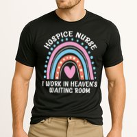 Hospice Nurse I Work In Heavens Waiting Room Nursing Day Cooling Performance Crew T-Shirt