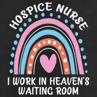 Hospice Nurse I Work In Heavens Waiting Room Nursing Day Adult Drive Performance Visor