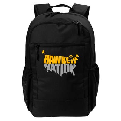 Hawkeye Nation Iowa Map Iowa Lover Heaven Country Daily Commute Backpack