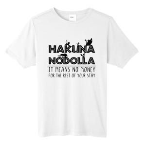 Hakuna Nodolla It Means No Money Tall Fusion ChromaSoft Performance T-Shirt