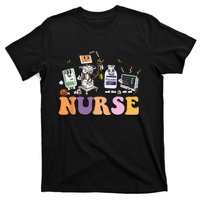 Halloween Nurse Icu Nicu Nurse Er Rn Picu Nursing T-Shirt