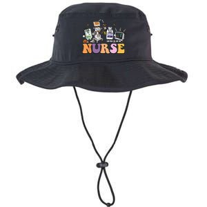 Halloween Nurse Icu Nicu Nurse Er Rn Picu Nursing Legacy Cool Fit Booney Bucket Hat