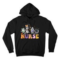 Halloween Nurse Icu Nicu Nurse Er Rn Picu Nursing Tall Hoodie