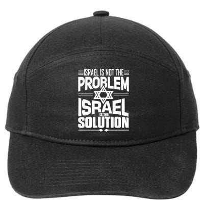 Hananya Naftali Israel Is Not The Problem Israel Solution 7-Panel Snapback Hat