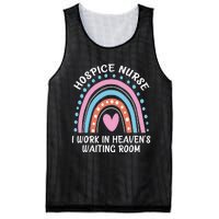 Hospice Nurse I Work In Heaven's Waiting Room Nursing Day Mesh Reversible Basketball Jersey Tank