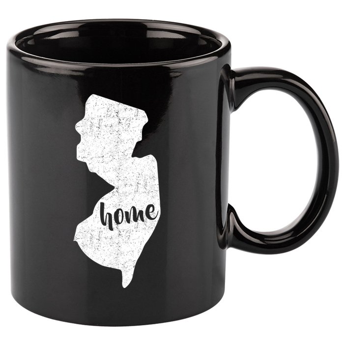 New Jersey Home State 11oz C Handle Ceramic Mug