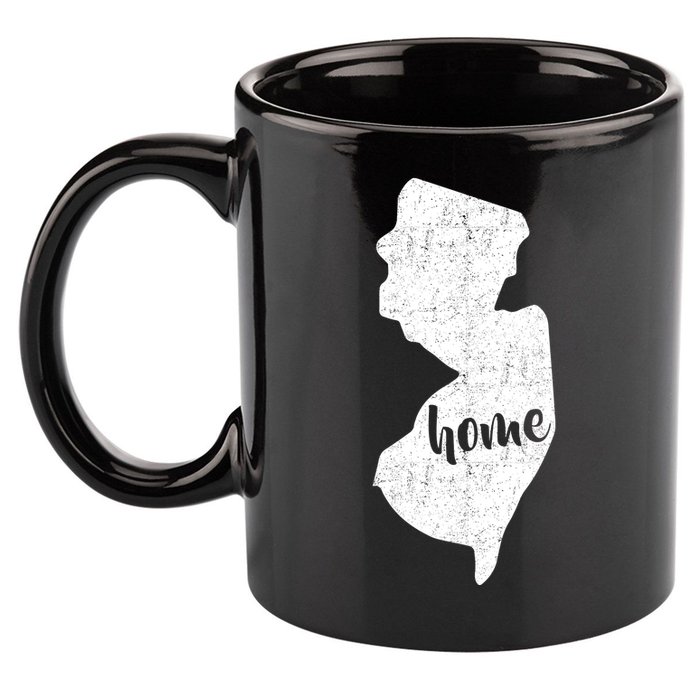 New Jersey Home State 11oz C Handle Ceramic Mug
