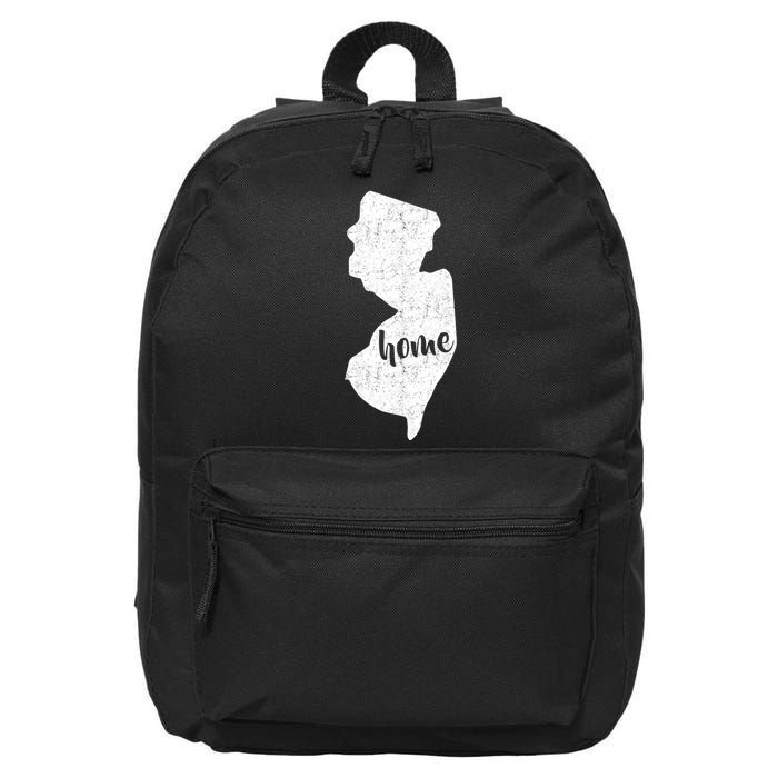 New Jersey Home State 16 in Basic Backpack